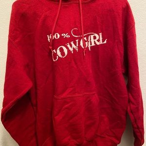 100% Cowgirl hoodie